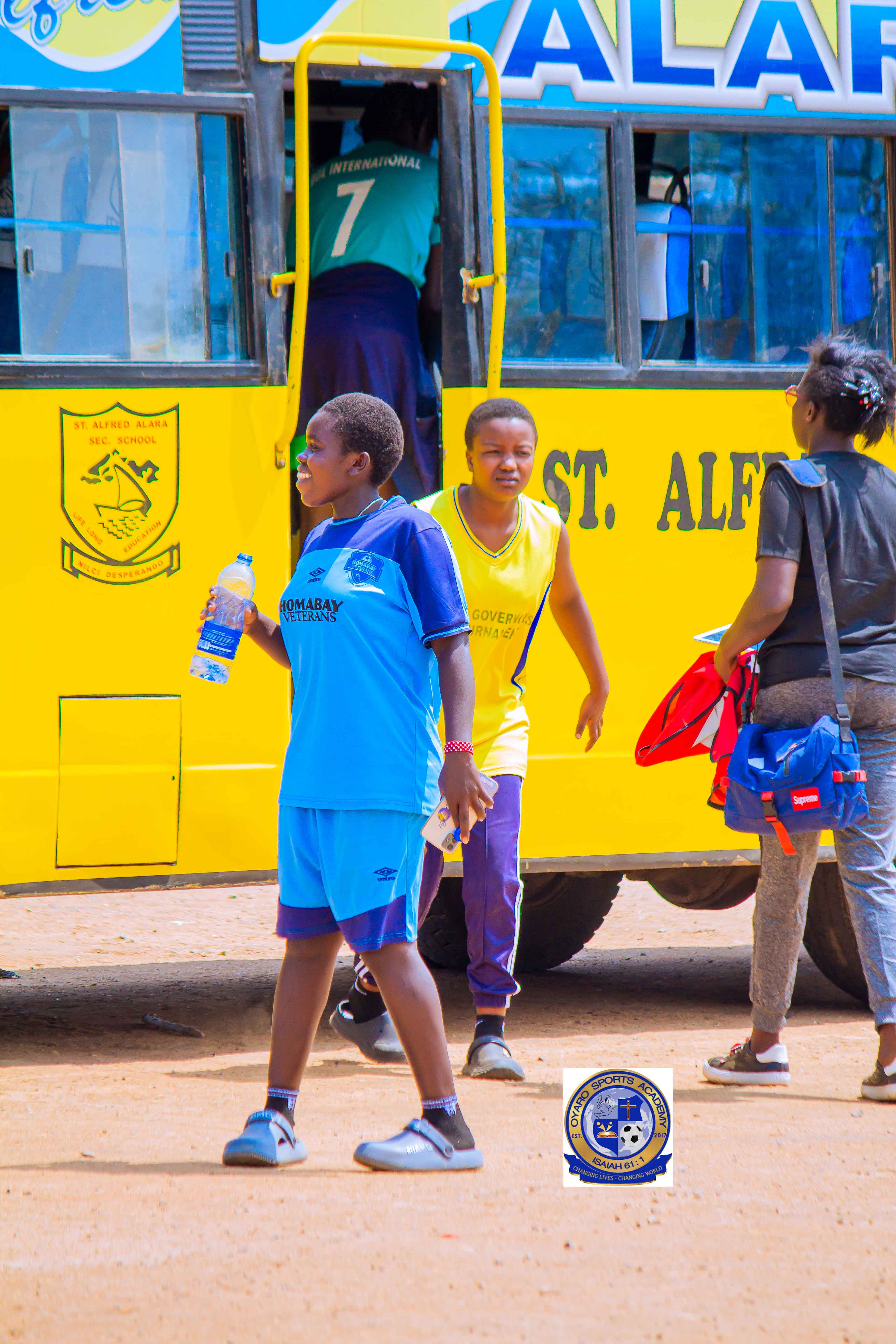 Girls team in Nyakach